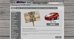 Desktop Screenshot of millertire.com