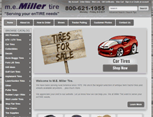 Tablet Screenshot of millertire.com